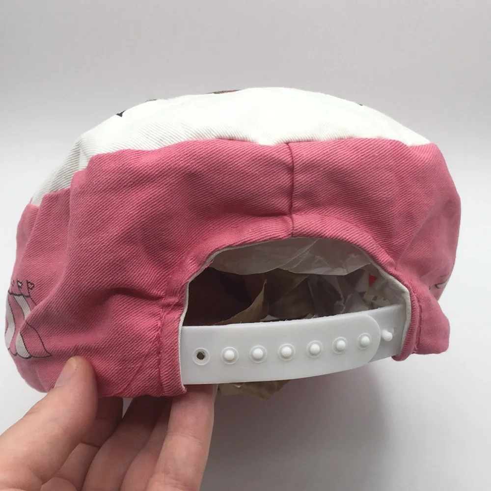 90's Vintage Pink Circus Circus Snap Back Hat Cap